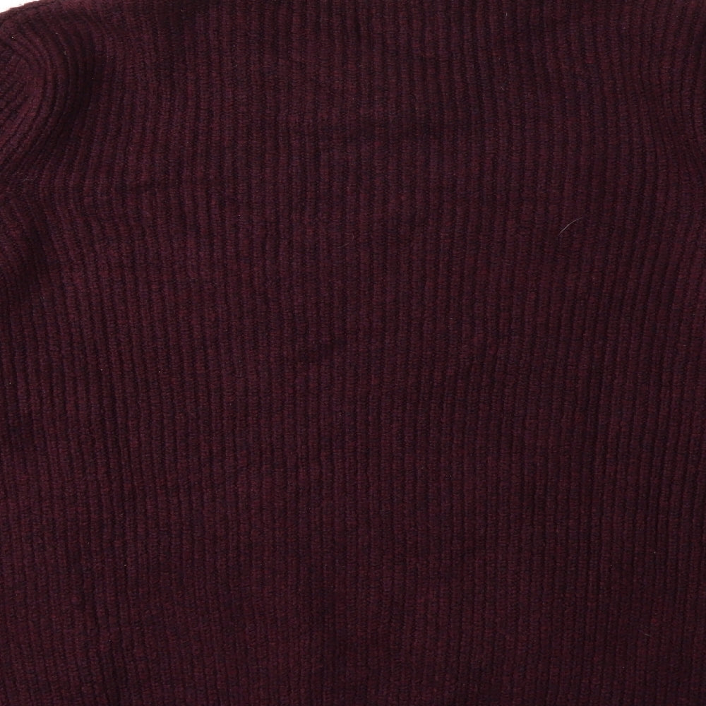 Marks and Spencer Mens Red  Knit Pullover Jumper Size XL