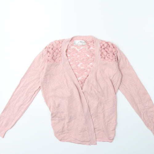 Miumi Womens Pink  Knit Cardigan Jumper Size M
