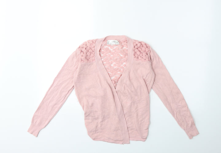 Miumi Womens Pink  Knit Cardigan Jumper Size M