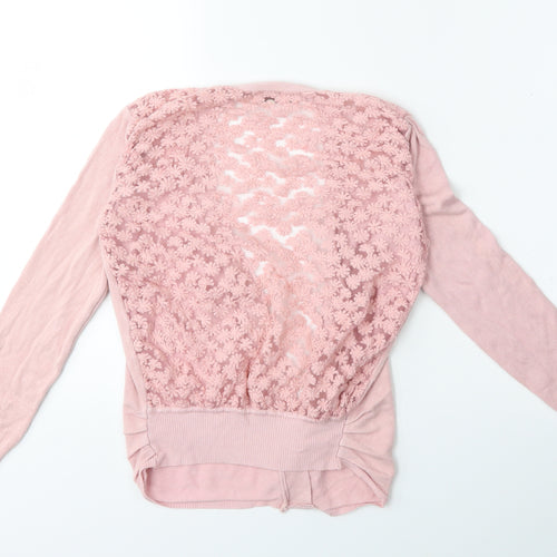 Miumi Womens Pink  Knit Cardigan Jumper Size M