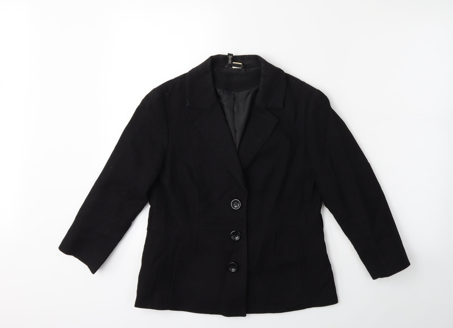 H&M Womens Black   Jacket Coat Size 10