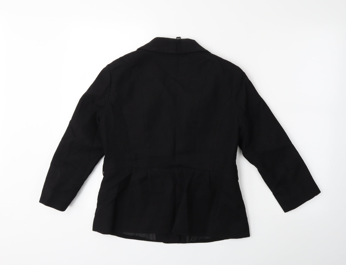 H&M Womens Black   Jacket Coat Size 10