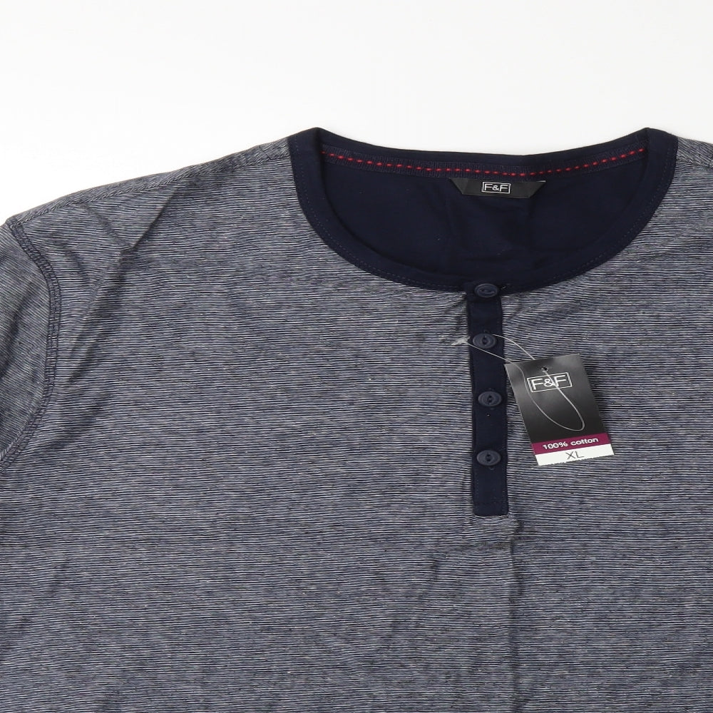 F&F Mens Blue    T-Shirt Size XL