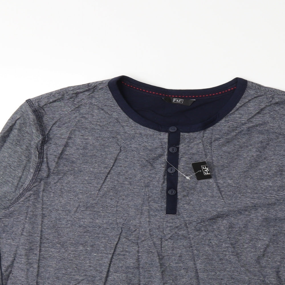 F&F Mens Blue    T-Shirt Size L