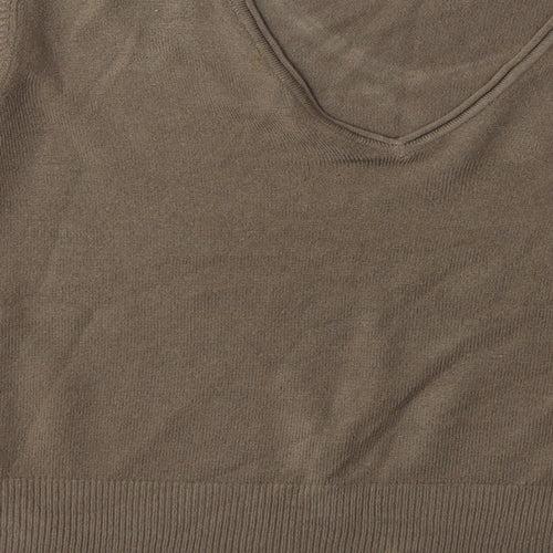 Per Una Womens Brown  Knit Pullover Jumper Size 18
