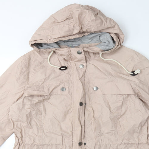 Marks and Spencer Womens Pink   Rain Coat Coat Size 18