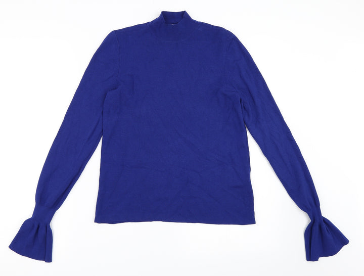 H&M Womens Blue Pullover Jumper Size XS