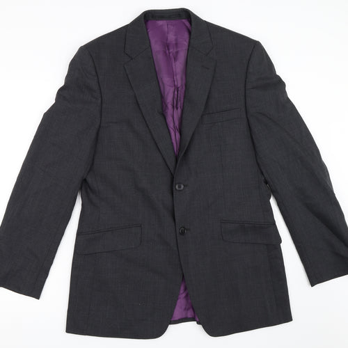 Performance Suit Mens Grey   Jacket Blazer Size 38