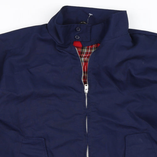 Preworn Mens Blue   Bomber Jacket Jacket Size M