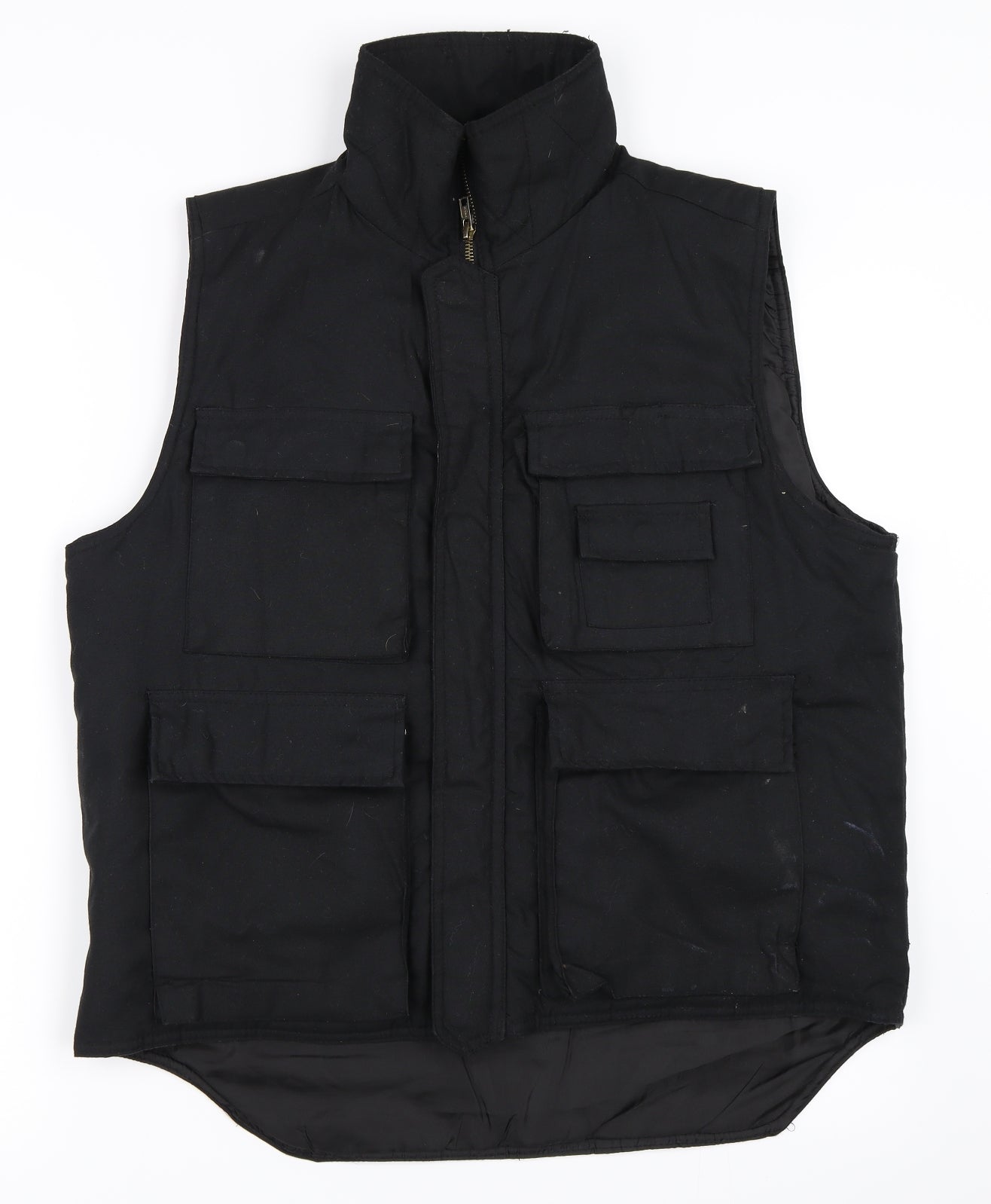 Vest Mens Black   Gilet Coat Size S
