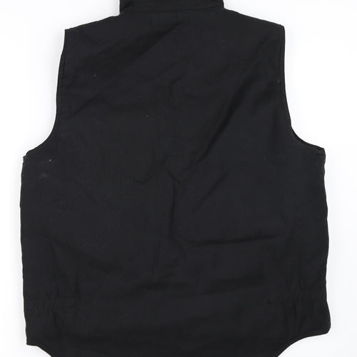Vest Mens Black   Gilet Coat Size S