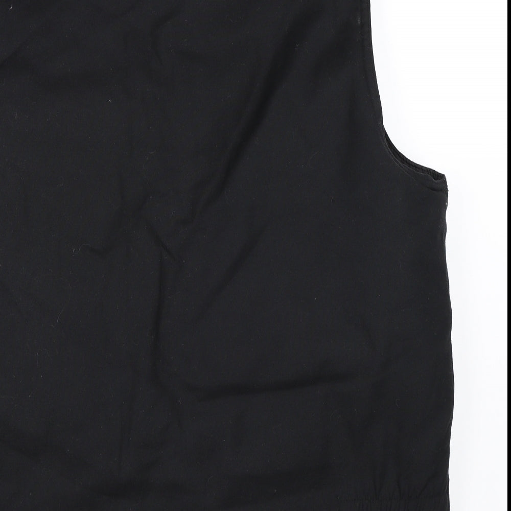 Vest Mens Black   Gilet Coat Size S