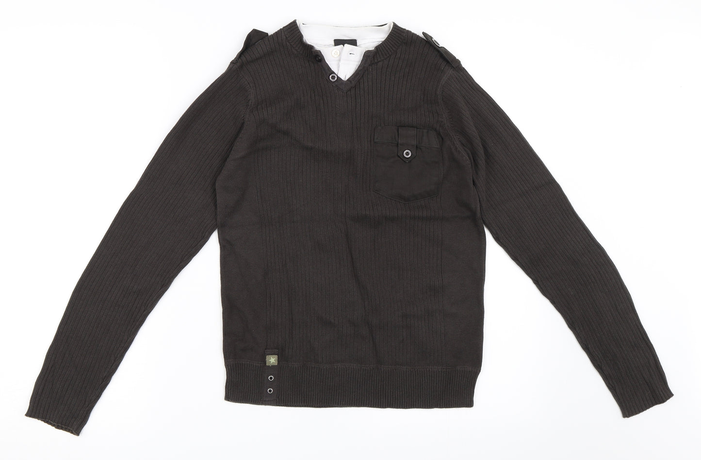 NEXT Boys Grey   Pullover Jumper Size 11 Years
