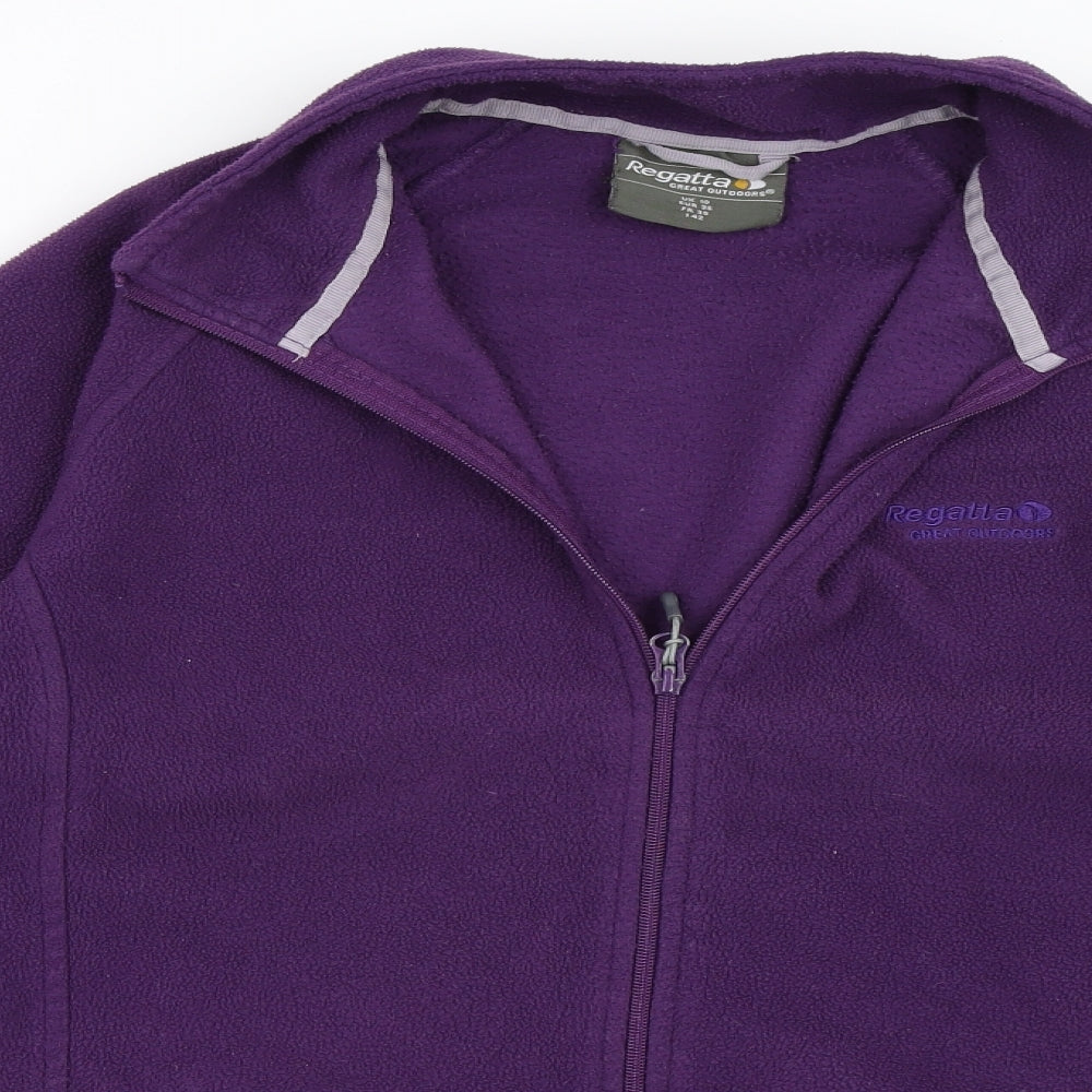 Regatta Womens Purple  Fleece Jacket  Size 10