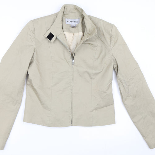 Warehouse Womens Beige   Jacket  Size 12