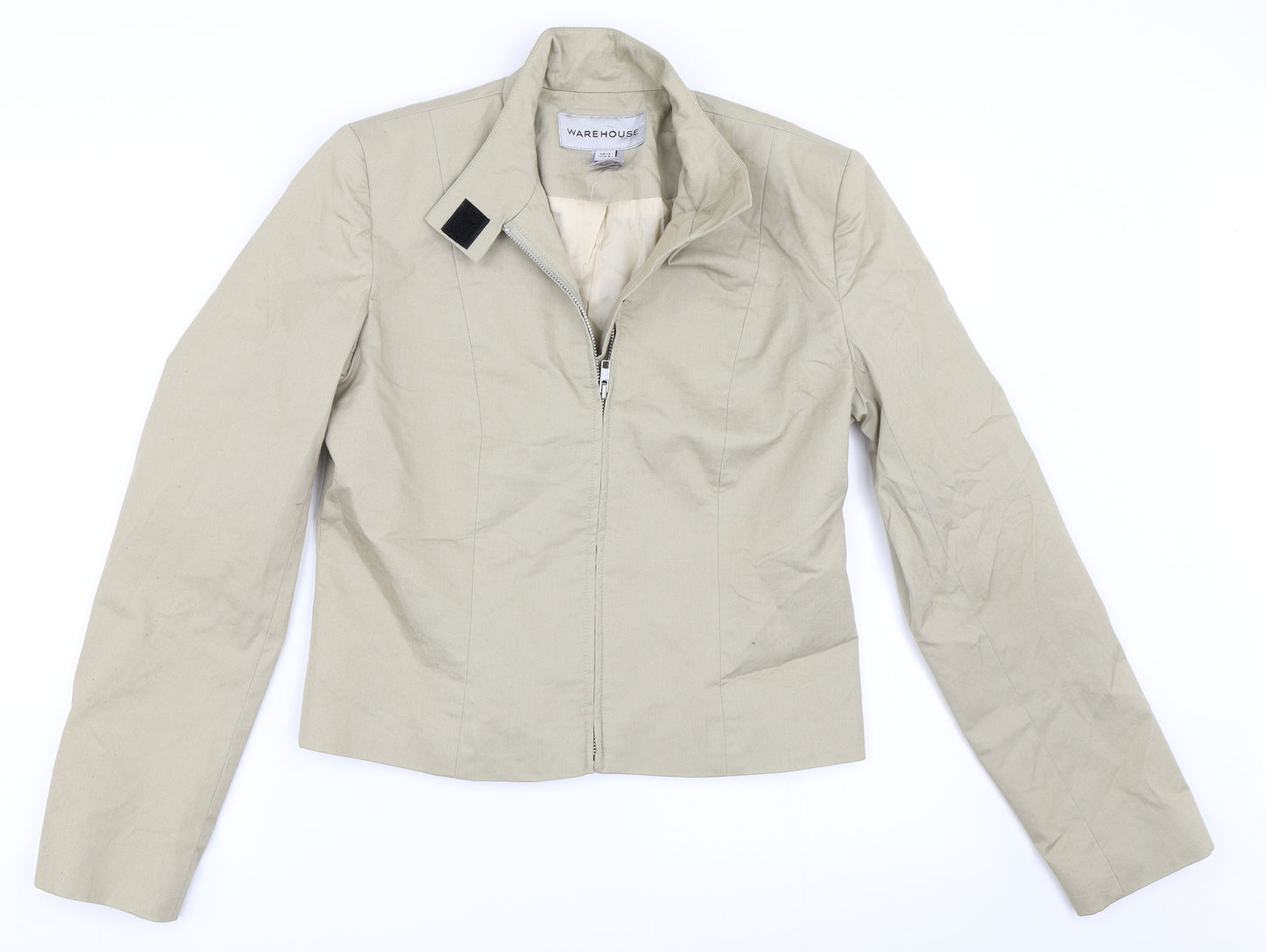Warehouse Womens Beige   Jacket  Size 12