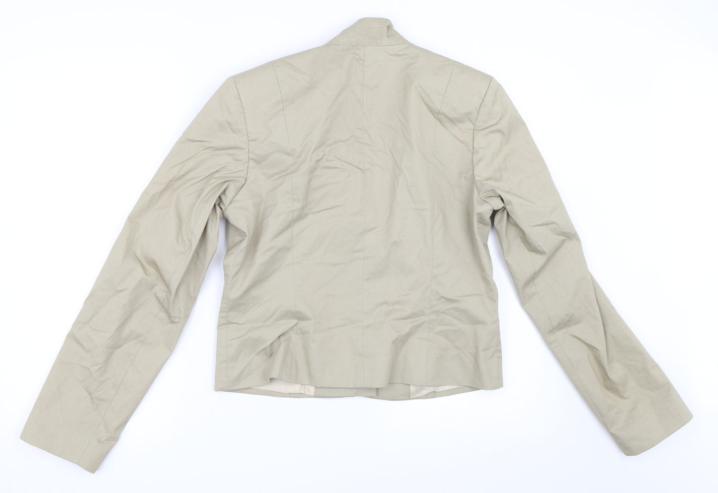 Warehouse Womens Beige   Jacket  Size 12