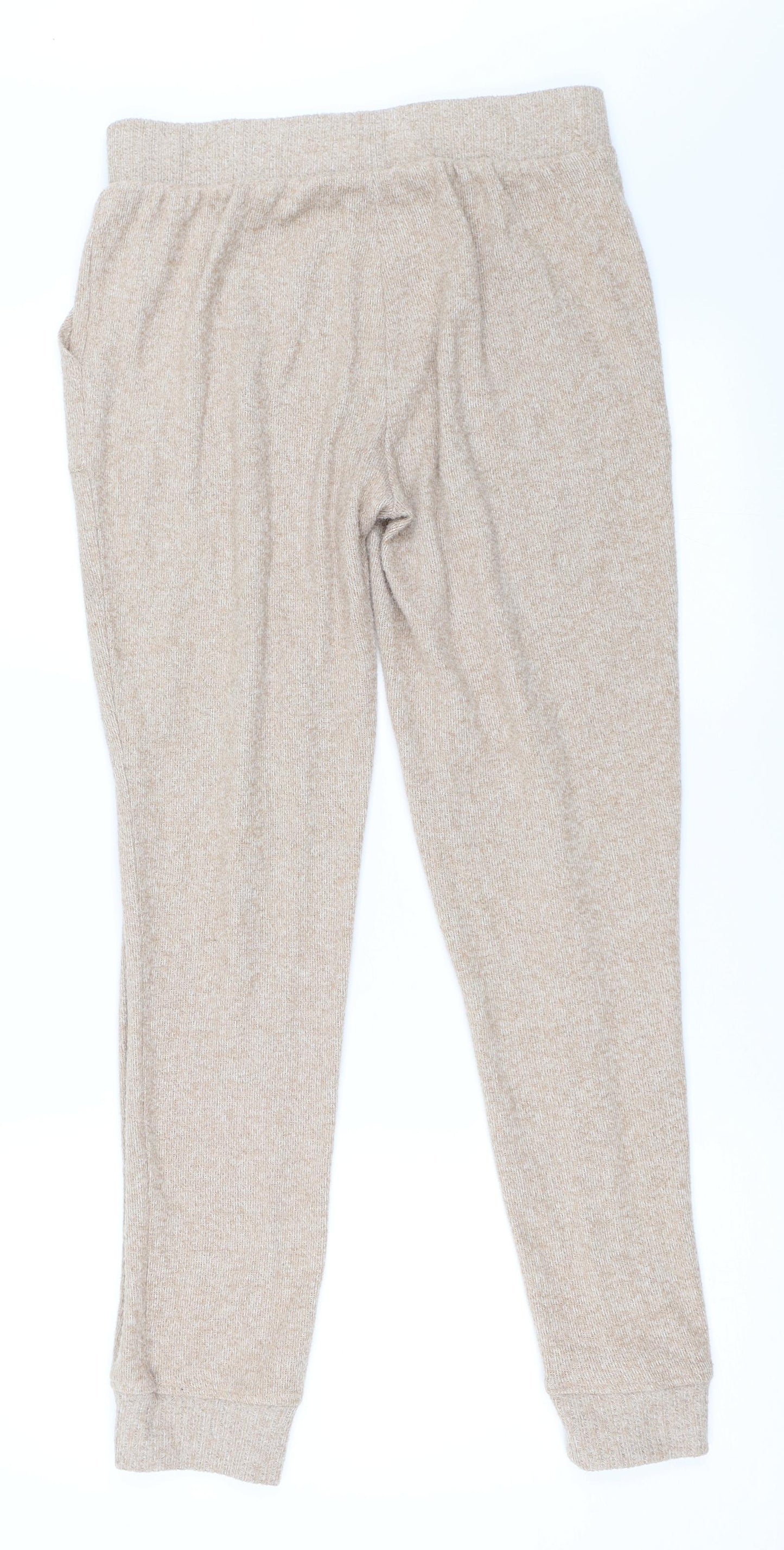 Nutmeg Womens Beige   Jogger Trousers Size 8 L28 in