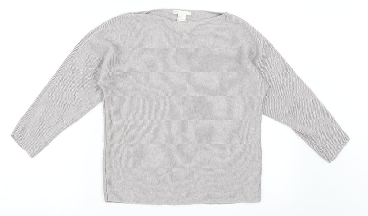 H&M Womens Grey   Pullover Jumper Size XS