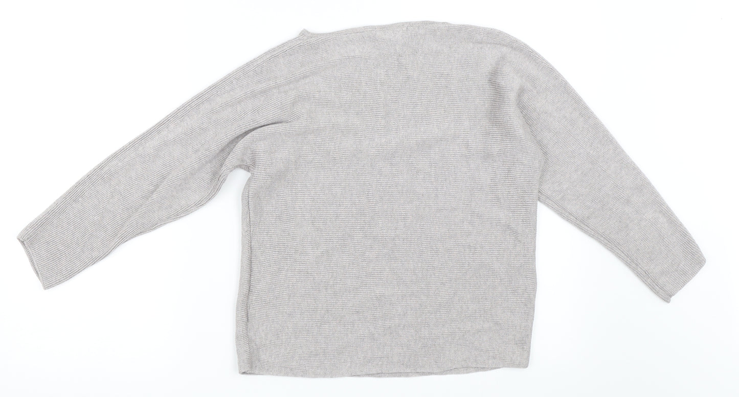 H&M Womens Grey   Pullover Jumper Size XS