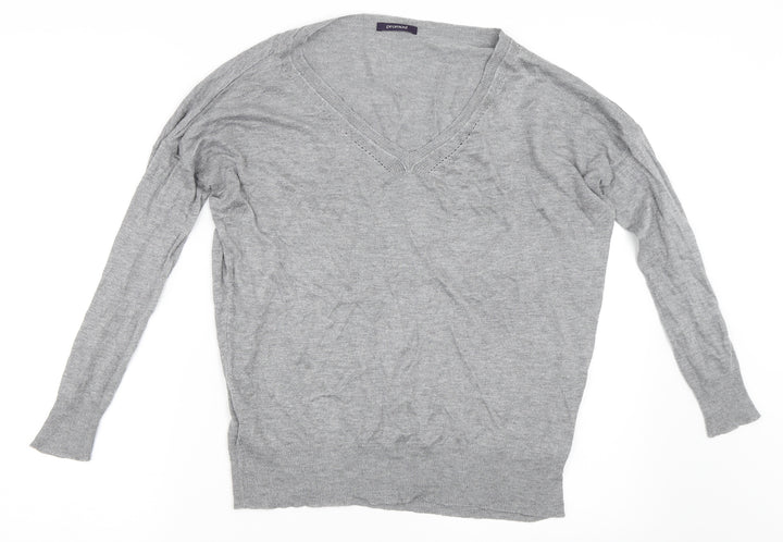 Promod Womens Grey   Pullover Jumper Size S