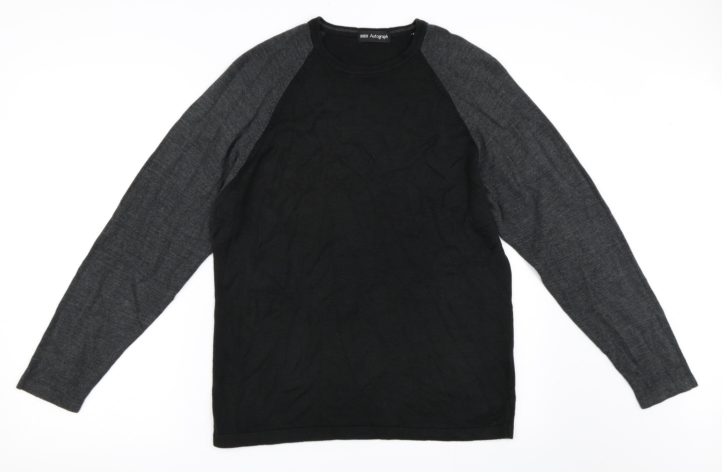 Marks and Spencer Mens Black   Pullover Jumper Size S