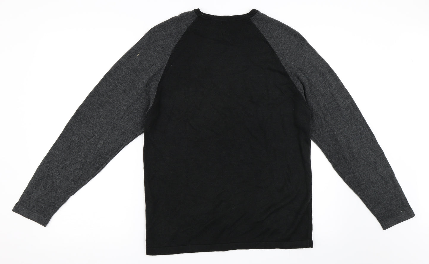Marks and Spencer Mens Black   Pullover Jumper Size S