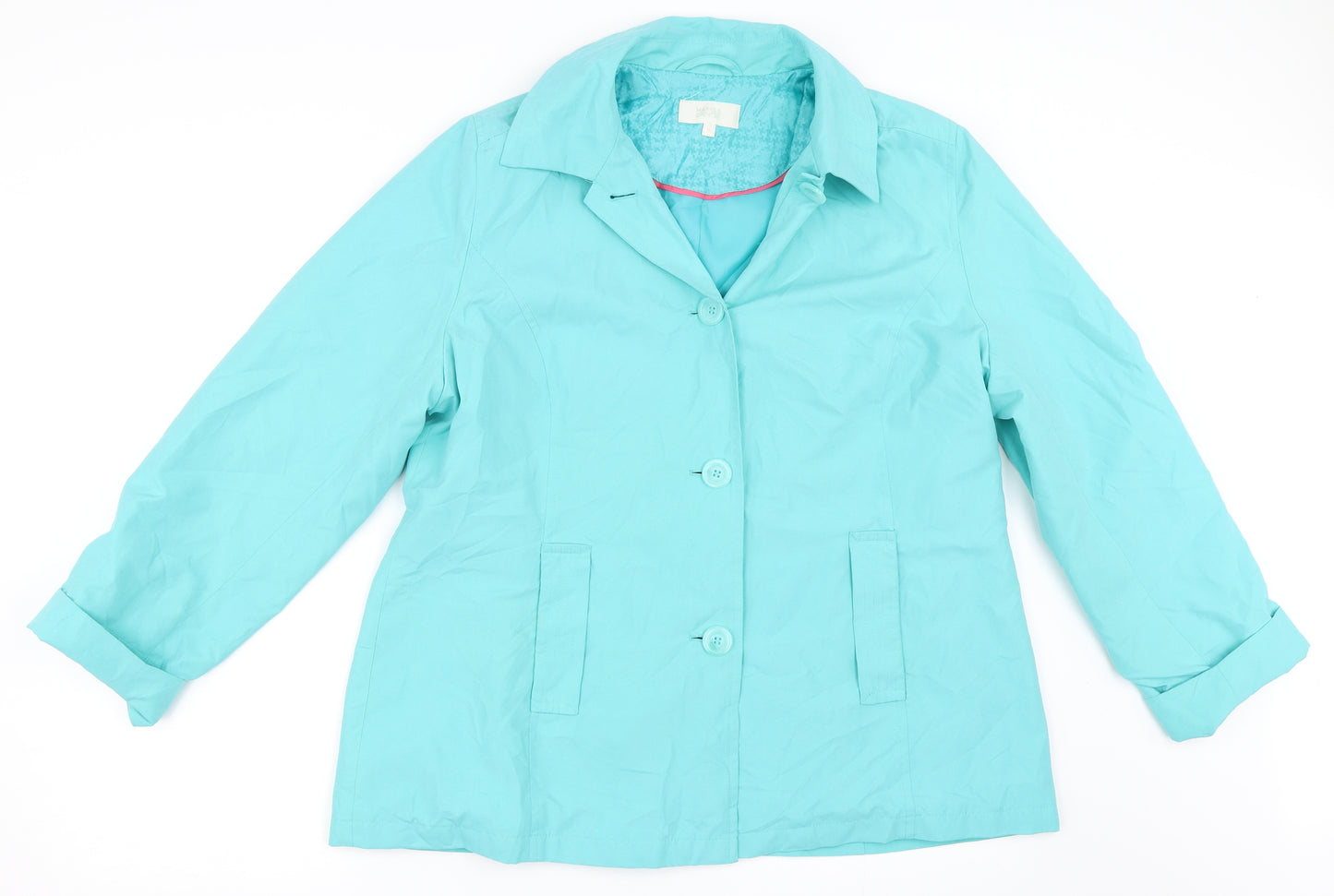 Marks and Spencer Womens Blue   Jacket Coat Size 16