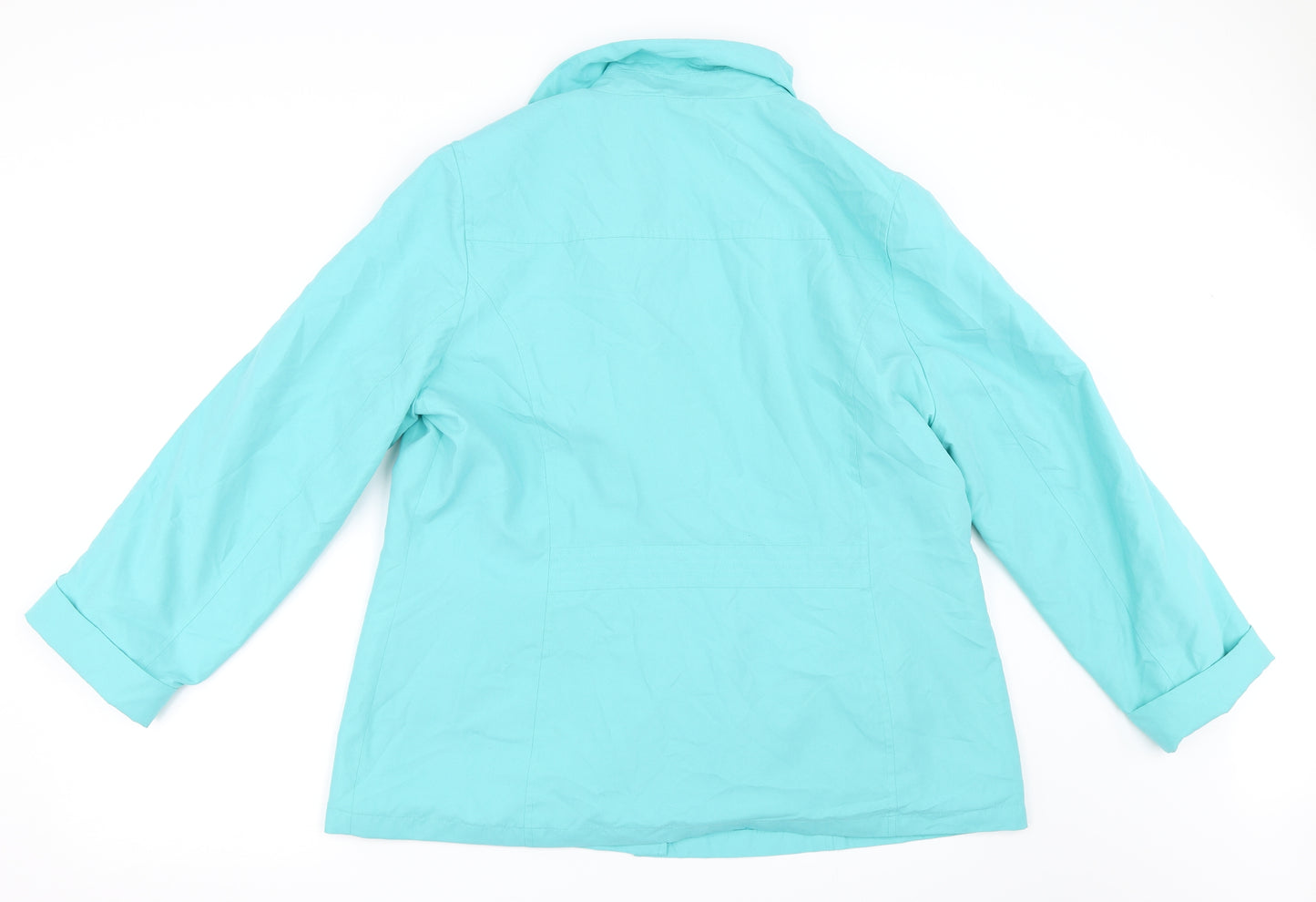Marks and Spencer Womens Blue   Jacket Coat Size 16