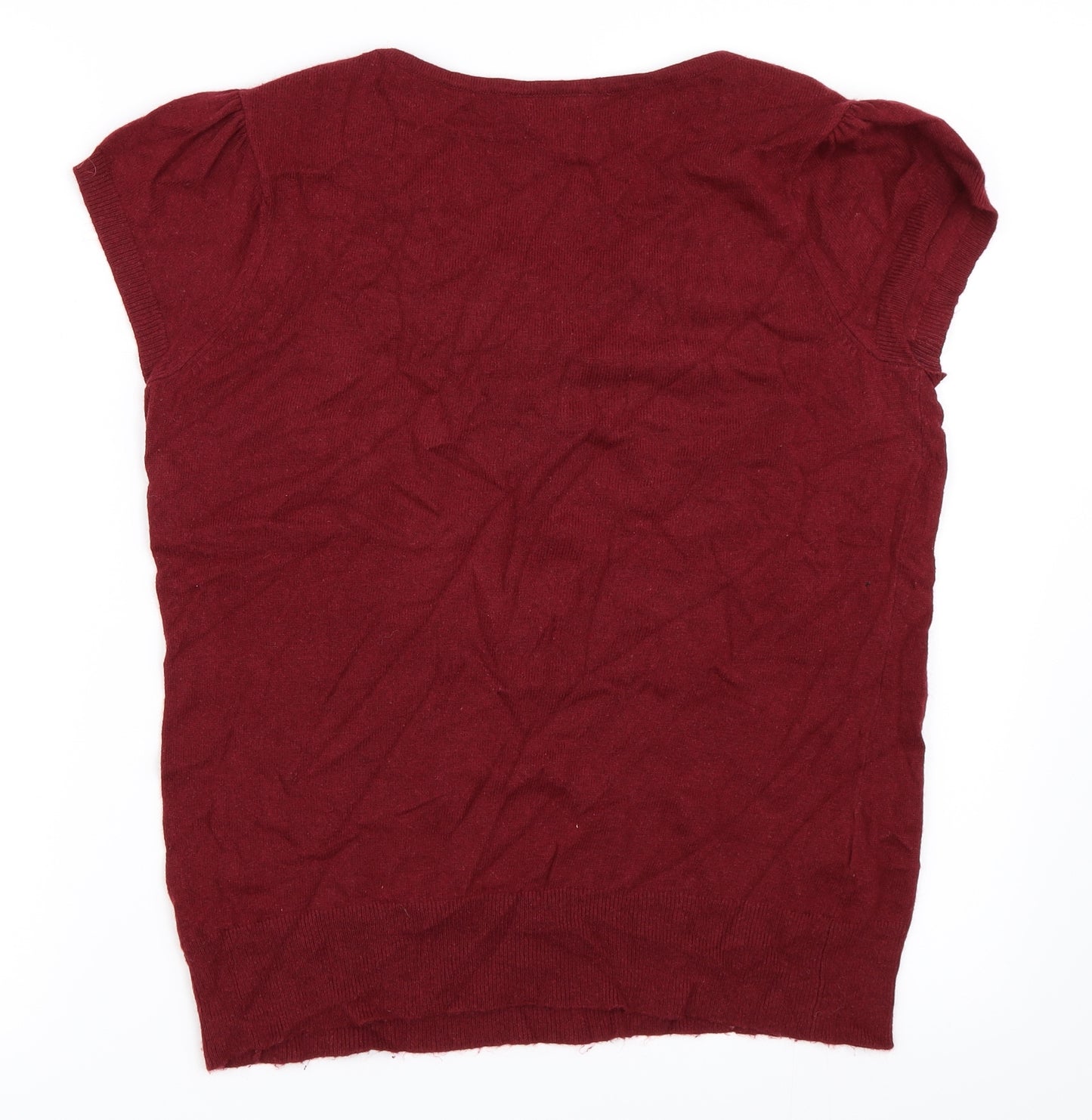 Laura Ashley Womens Red   Pullover Jumper Size 14