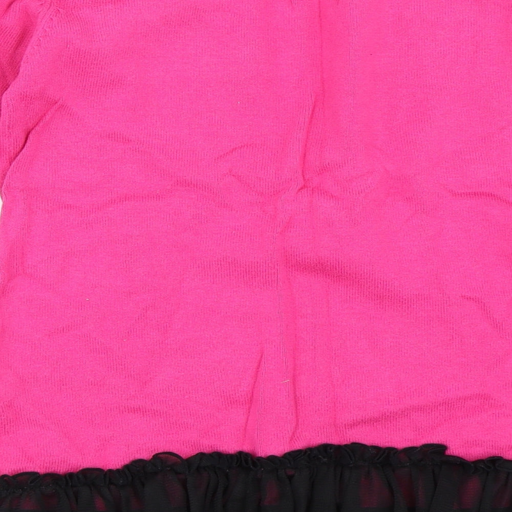YD Girls Pink   Pullover Jumper Size 11-12 Years