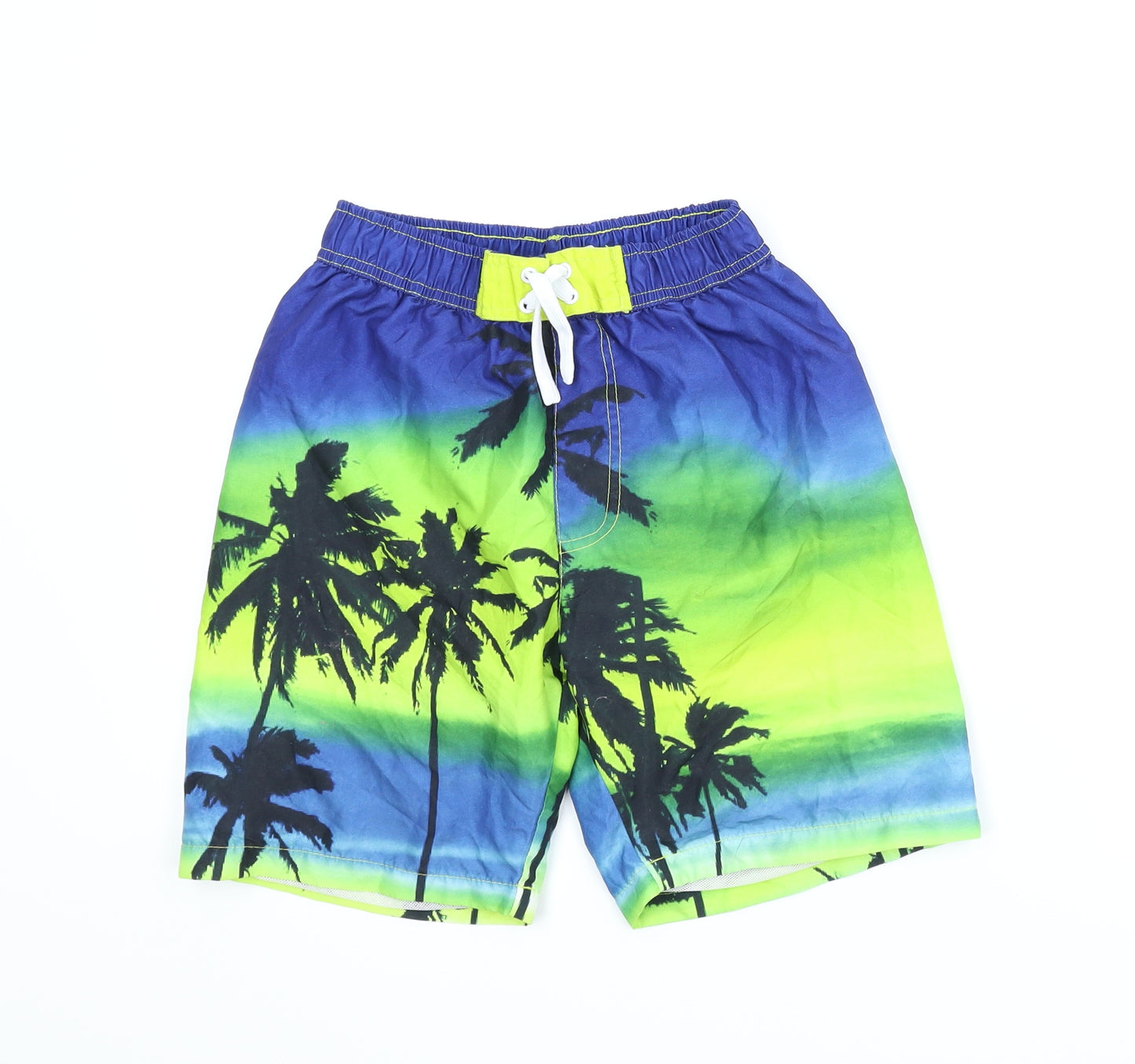 URB Boys Blue   Bermuda Shorts Size 11-12 Years - Tropical
