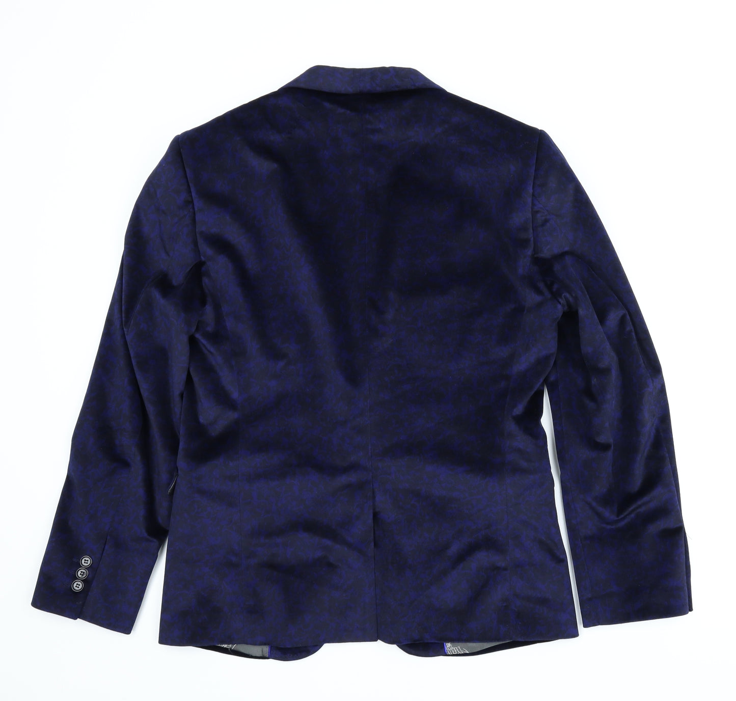 The Grateful Thread Mens Blue Paisley  Jacket Suit Jacket Size 38