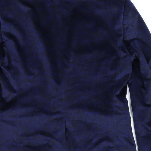 The Grateful Thread Mens Blue Paisley  Jacket Suit Jacket Size 38