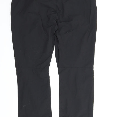 DECATHLON Mens Black   Track Pants Trousers Size M L32 in
