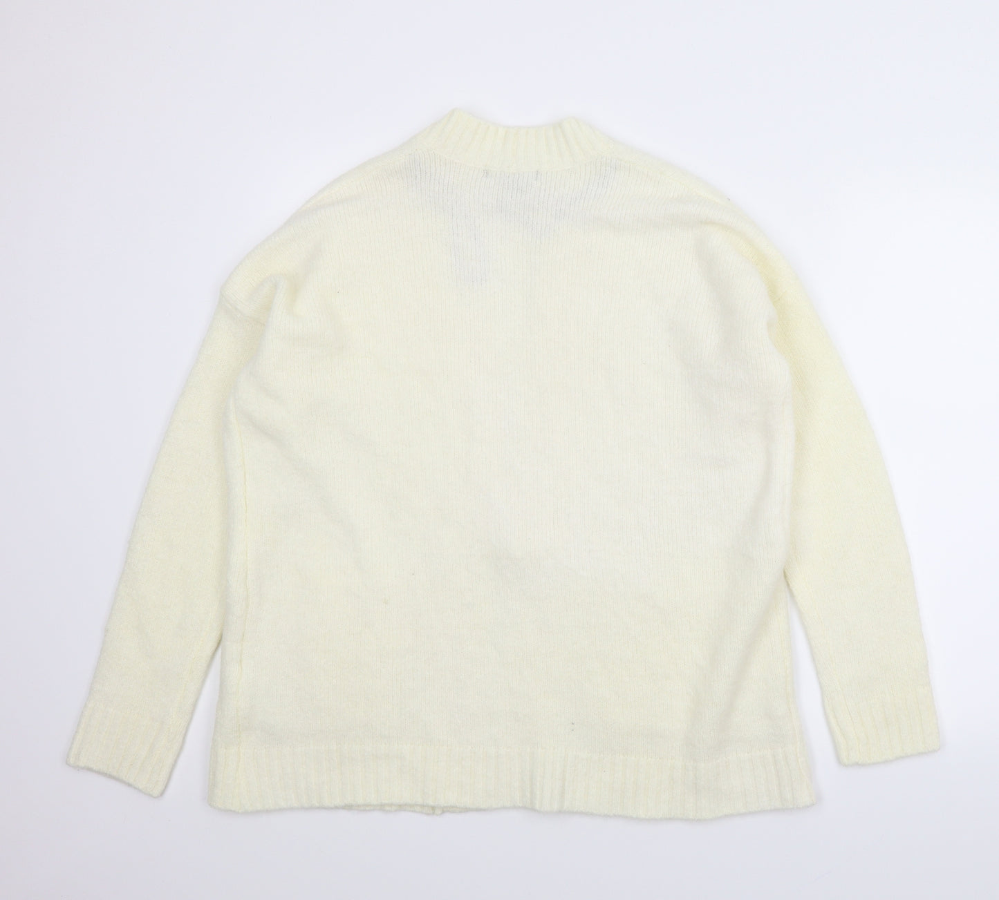 Forever21 Womens Ivory   Cardigan Jumper Size L