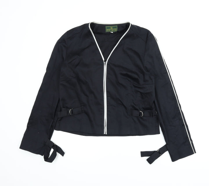 Gianfranco Corneli Womens Black   Jacket  Size 14