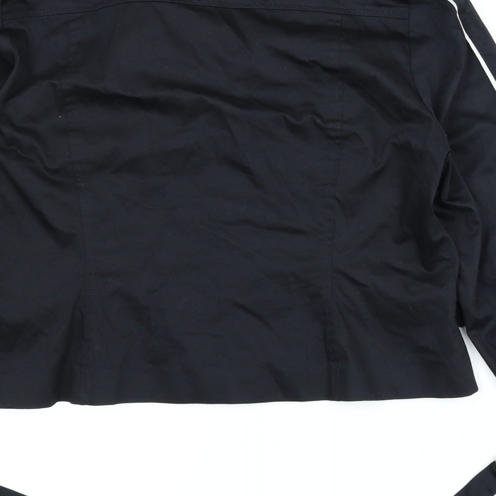 Gianfranco Corneli Womens Black   Jacket  Size 14