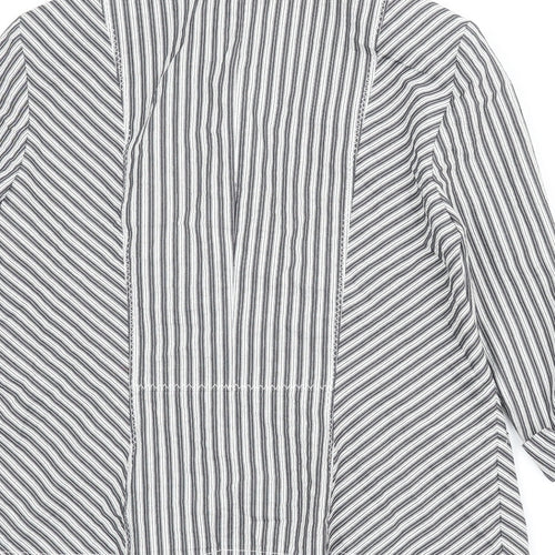 FSR Womens Grey Striped  Jacket  Size M