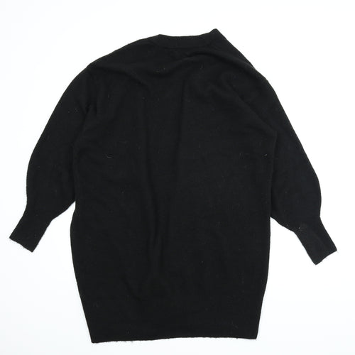 H&M Womens Black   Cardigan Jumper Size L