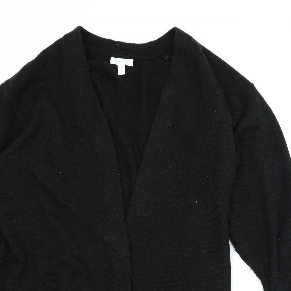 H&M Womens Black   Cardigan Jumper Size L
