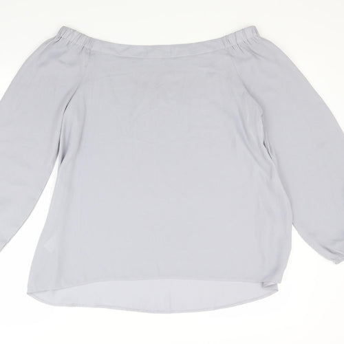 Simply Be Womens Grey   Basic Blouse Size 12