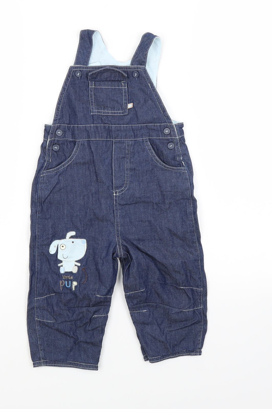 Miniclub  Blue   Babygrow One-Piece Size 9-12 Months