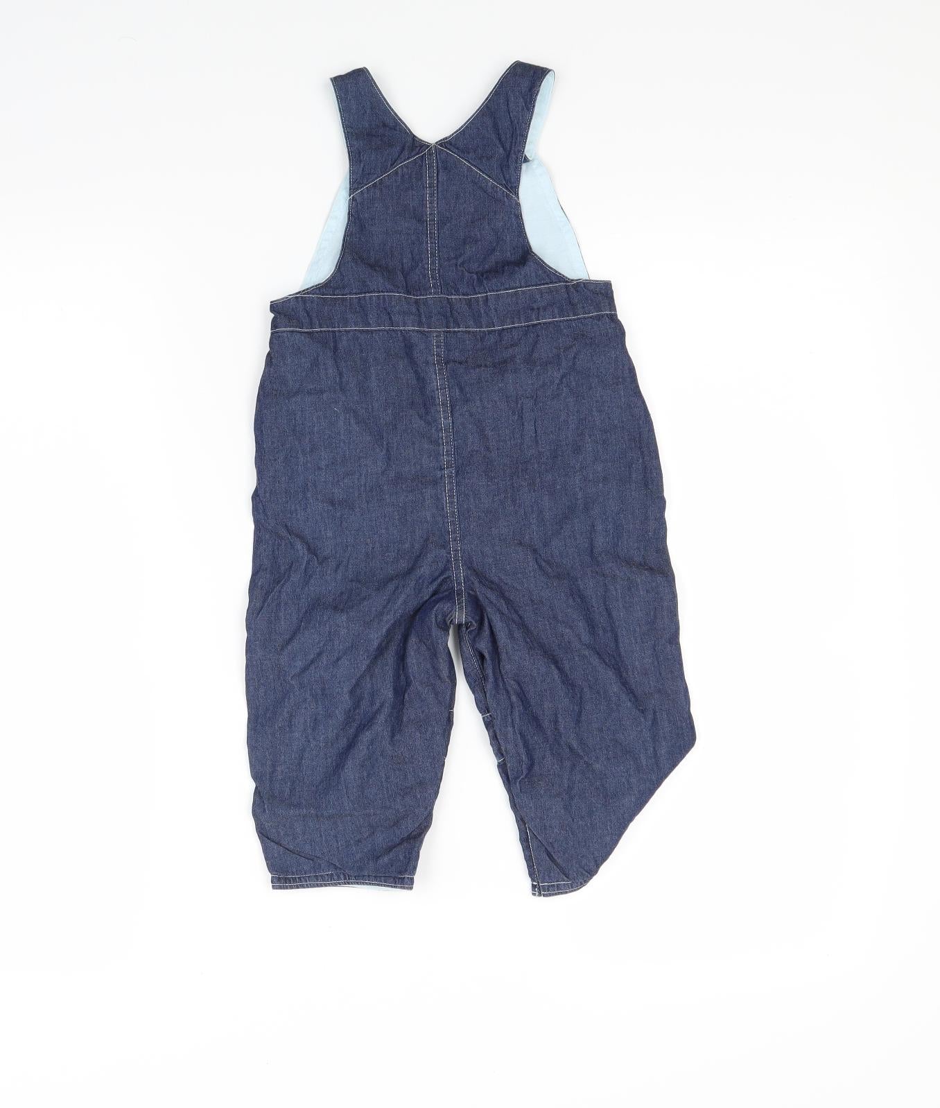 Miniclub  Blue   Babygrow One-Piece Size 9-12 Months