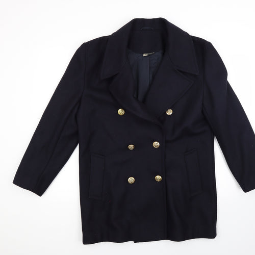 Additions Womens Blue   Overcoat Coat Size 12