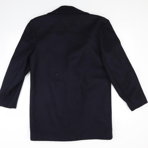 Additions Womens Blue   Overcoat Coat Size 12