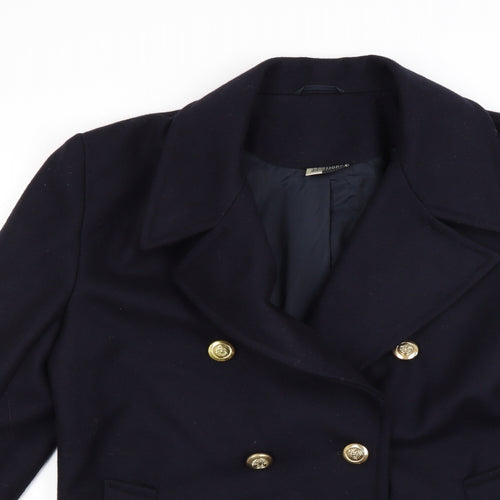 Additions Womens Blue   Overcoat Coat Size 12