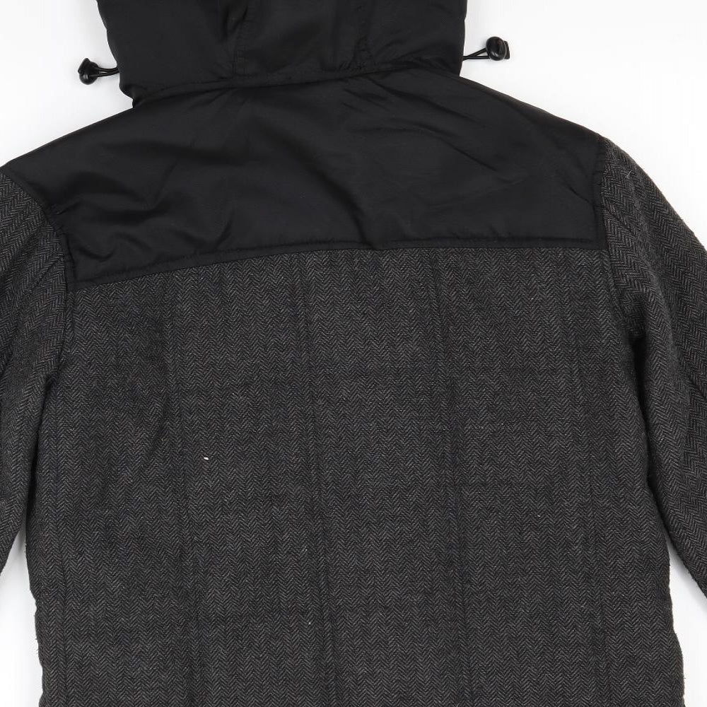 Voi Jeans Mens Grey   Overcoat Coat Size M