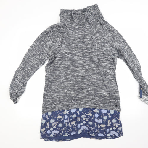 Fathful & true Womens Grey   Jumper Dress  Size 14
