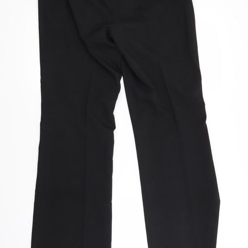 Basics Womens Black   Trousers  Size 12 L30 in